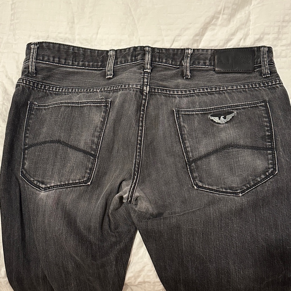 Armani Jeans Dark Gray Relaxed Fit